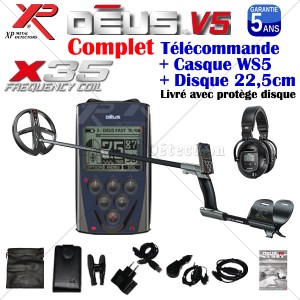 DEUS V5 Complet Disque 22,5 cm X35 Casque WS5